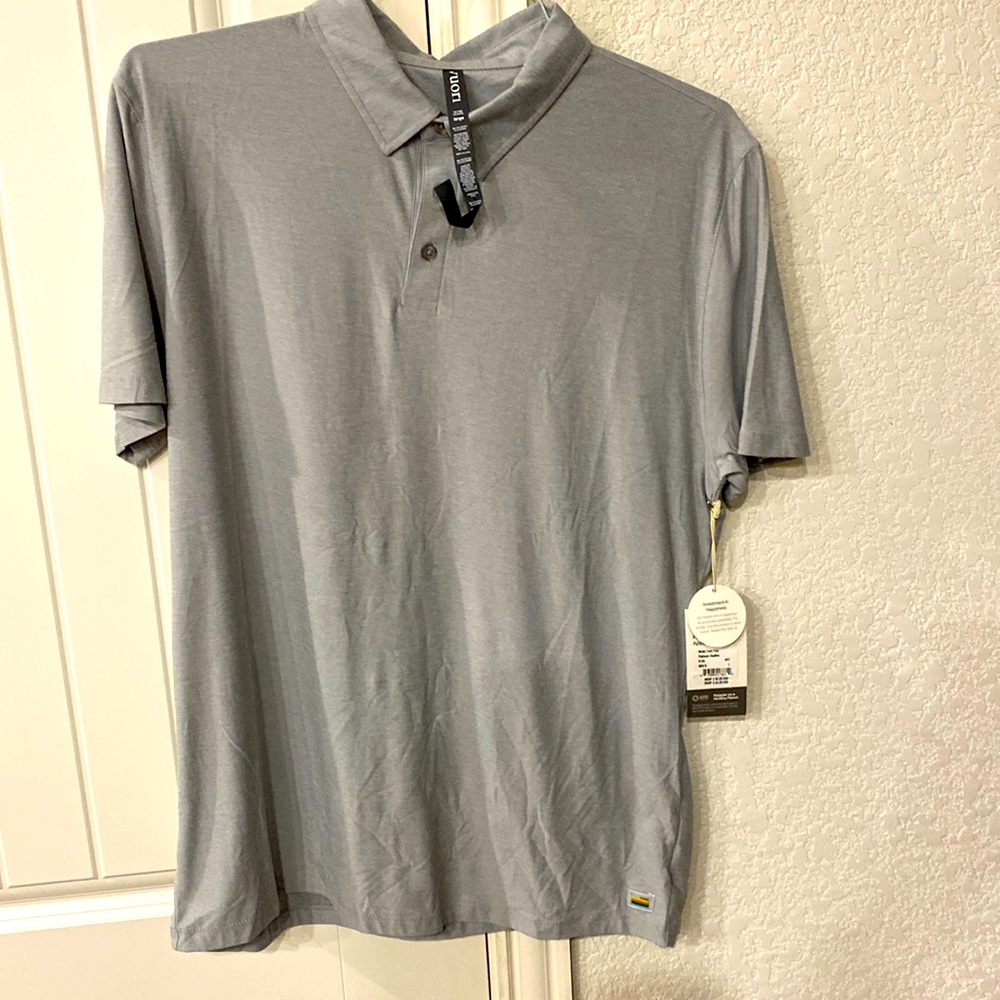 Vuori Polo - Strato Tech - Platinum Heather - L
